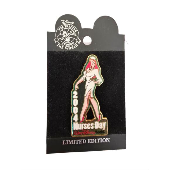 2004 Limited Edition Disney Jessica Rabbit Nurses‎ Day Pin LE 2500 Gift Ready - Picture 1 of 5